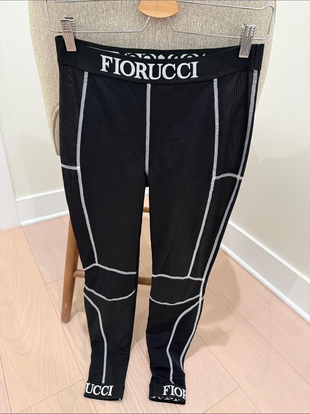 Fiorucci Renée Logo Leggings Black Women’s Size S